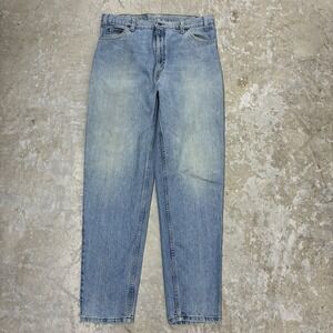 Vintage Levis 550 Jeans Mens 36x34 Blue USA Orange Tab Scovill Light Relax Denim